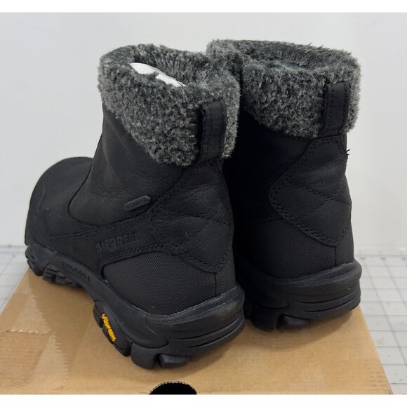 Merrell Coldpack 3 Thermo Mid Zip Waterproof Women's Shoes Black  Sz. 6 Leather - Picture 5 of 13